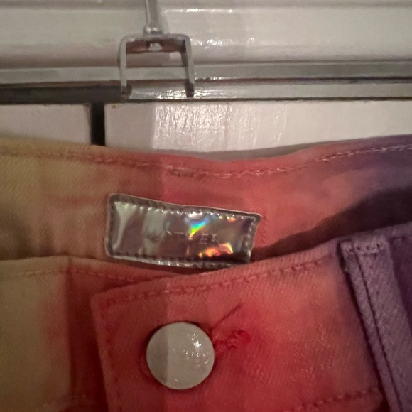 Mother Tye Dye Straight Leg Jeans - Picture 3 of 4